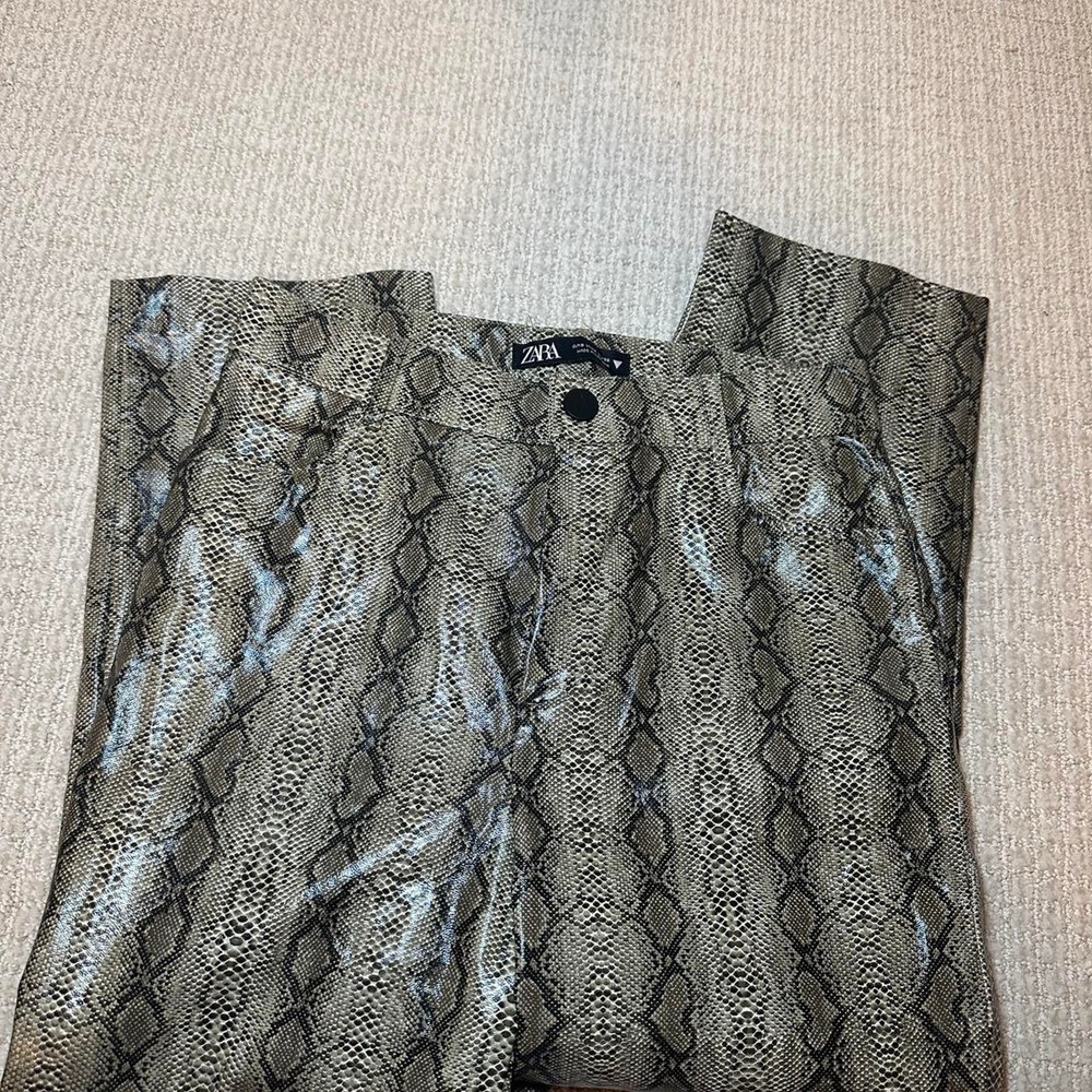 Zara faux leather snake
